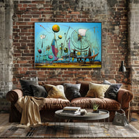 Surreal Dreamscape Imaginative Futuristic Sci-Fi Poster