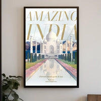 Amazing India Travel Guide Poster PosterGoat