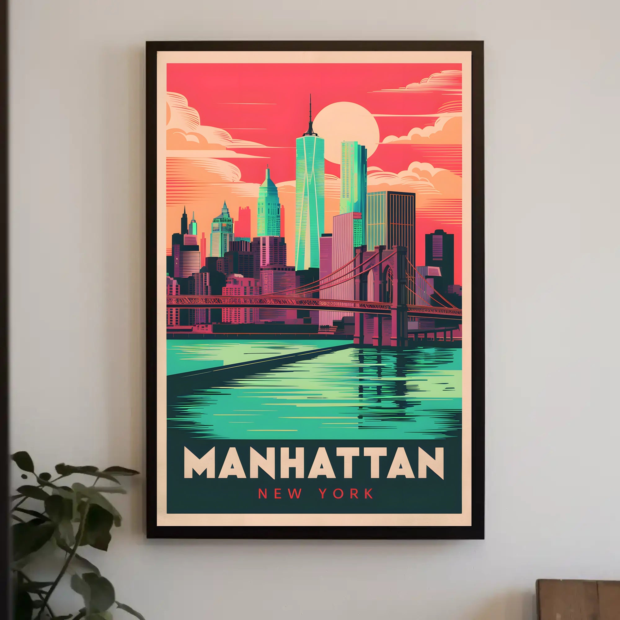Manhattan Skyline Poster