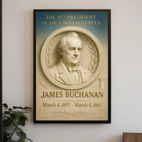James Buchanan Presidential Poster