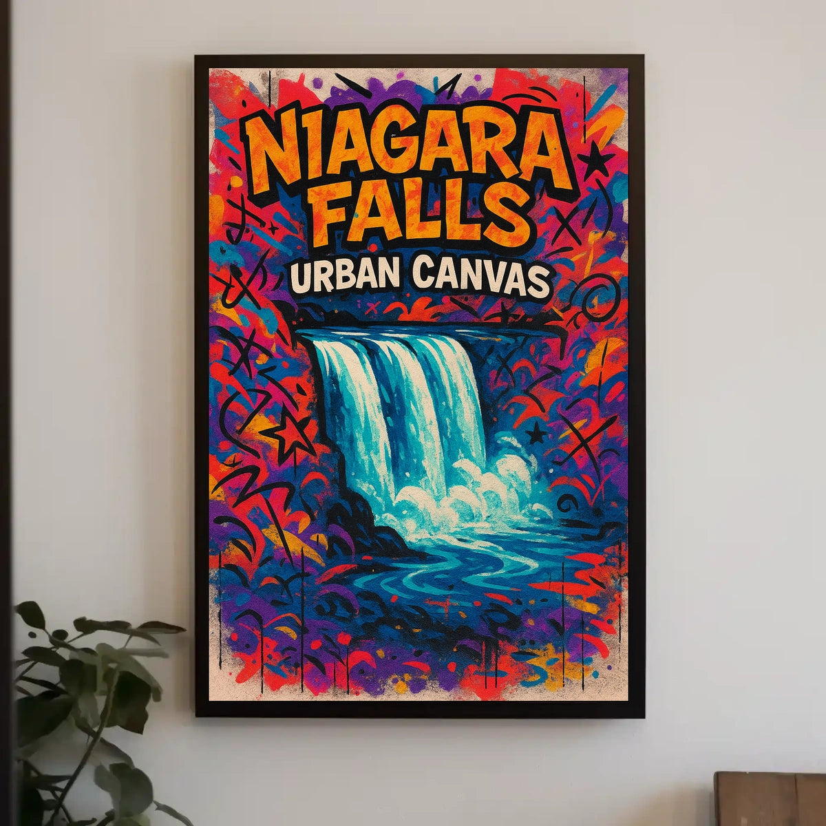 Niagara Falls Urban Canvas Poster