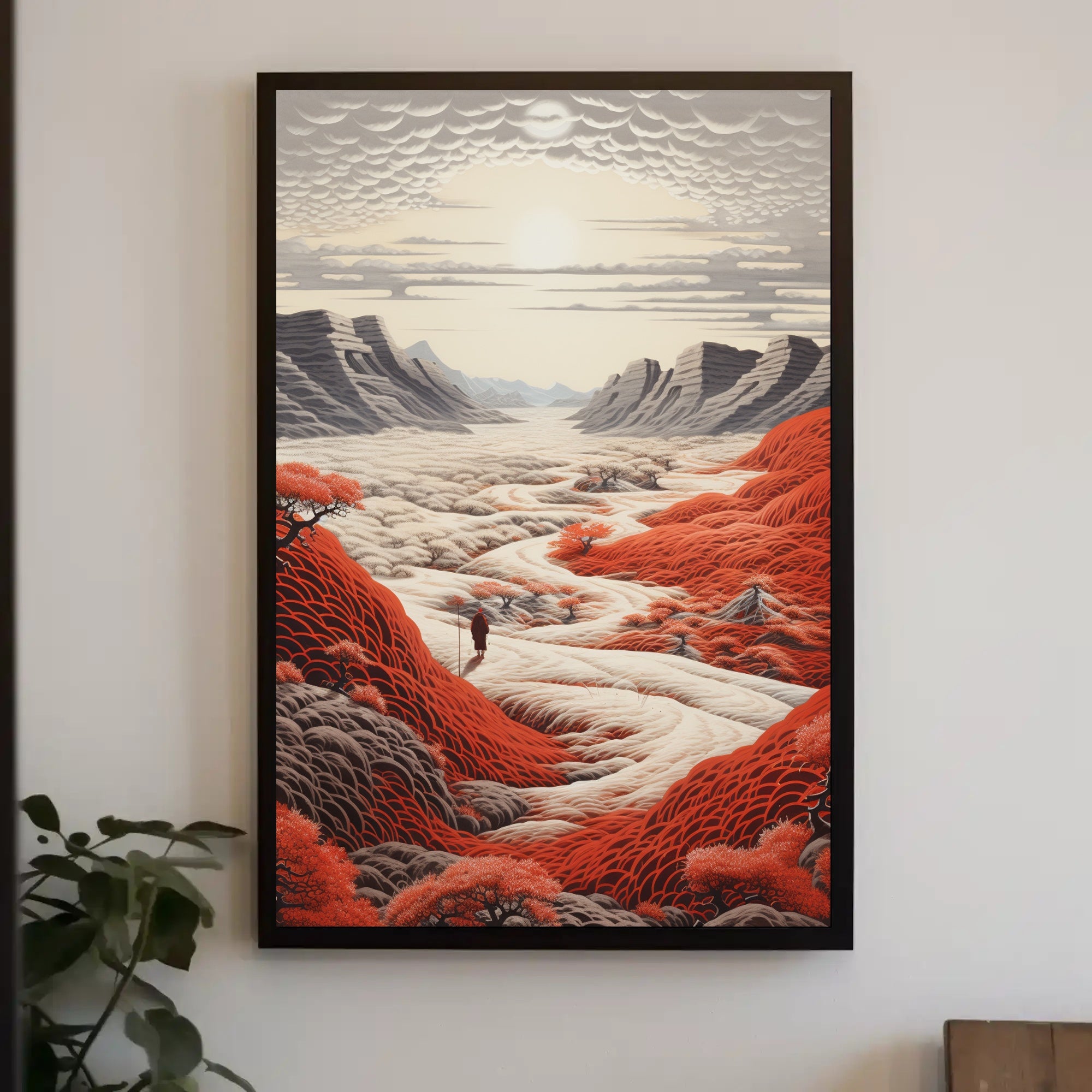 Journey Through The Crimson Valley Poster