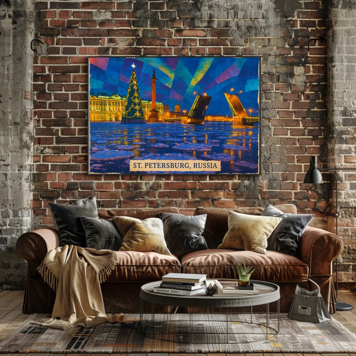 St. Petersburg, Russia Winter Splendor Poster