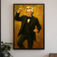Andrew Jackson Fist Pump Presidential Poster