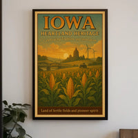 Iowa Heartland Heritage Poster