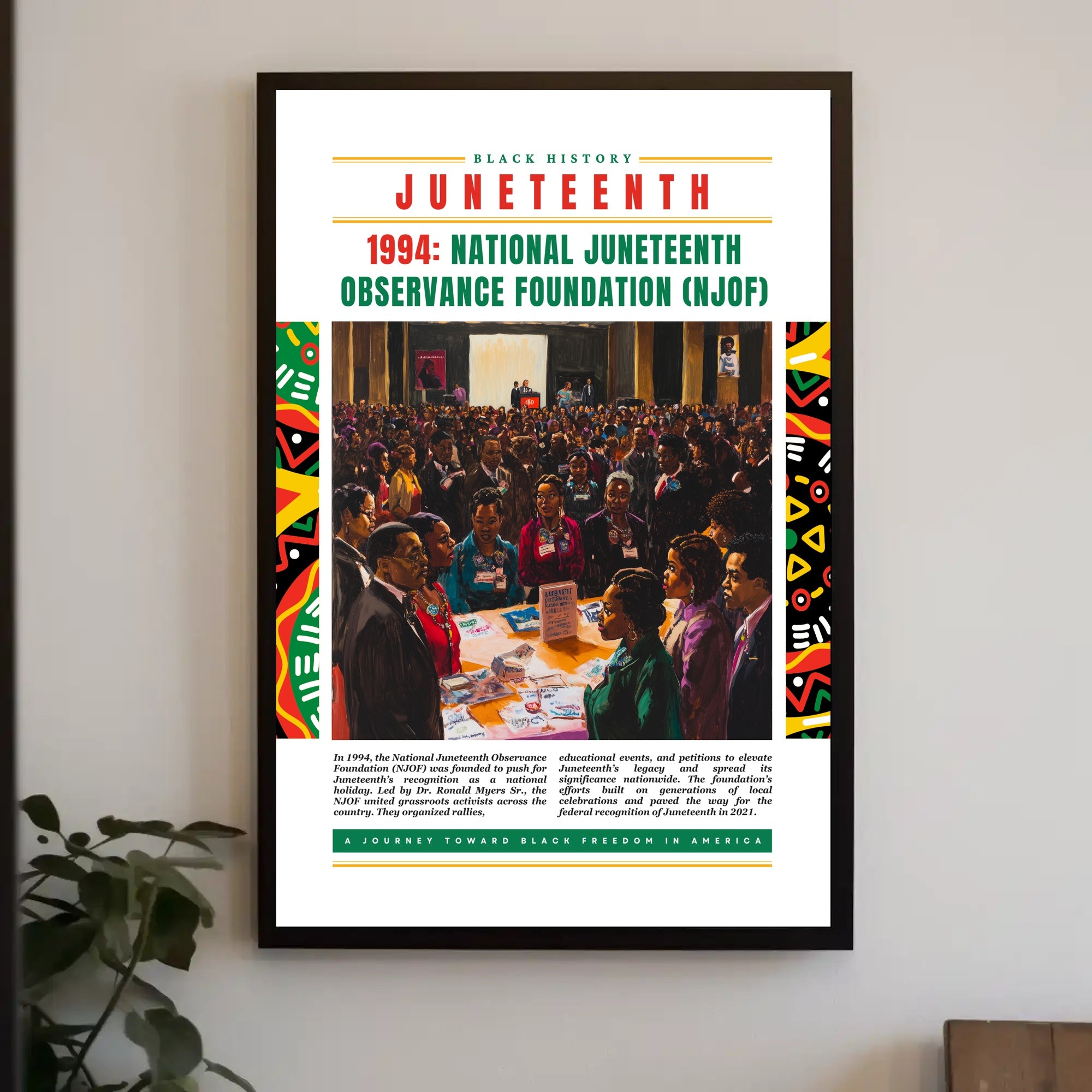 Juneteenth Celebration Poster for Cultural and Heritage Enthusiasts