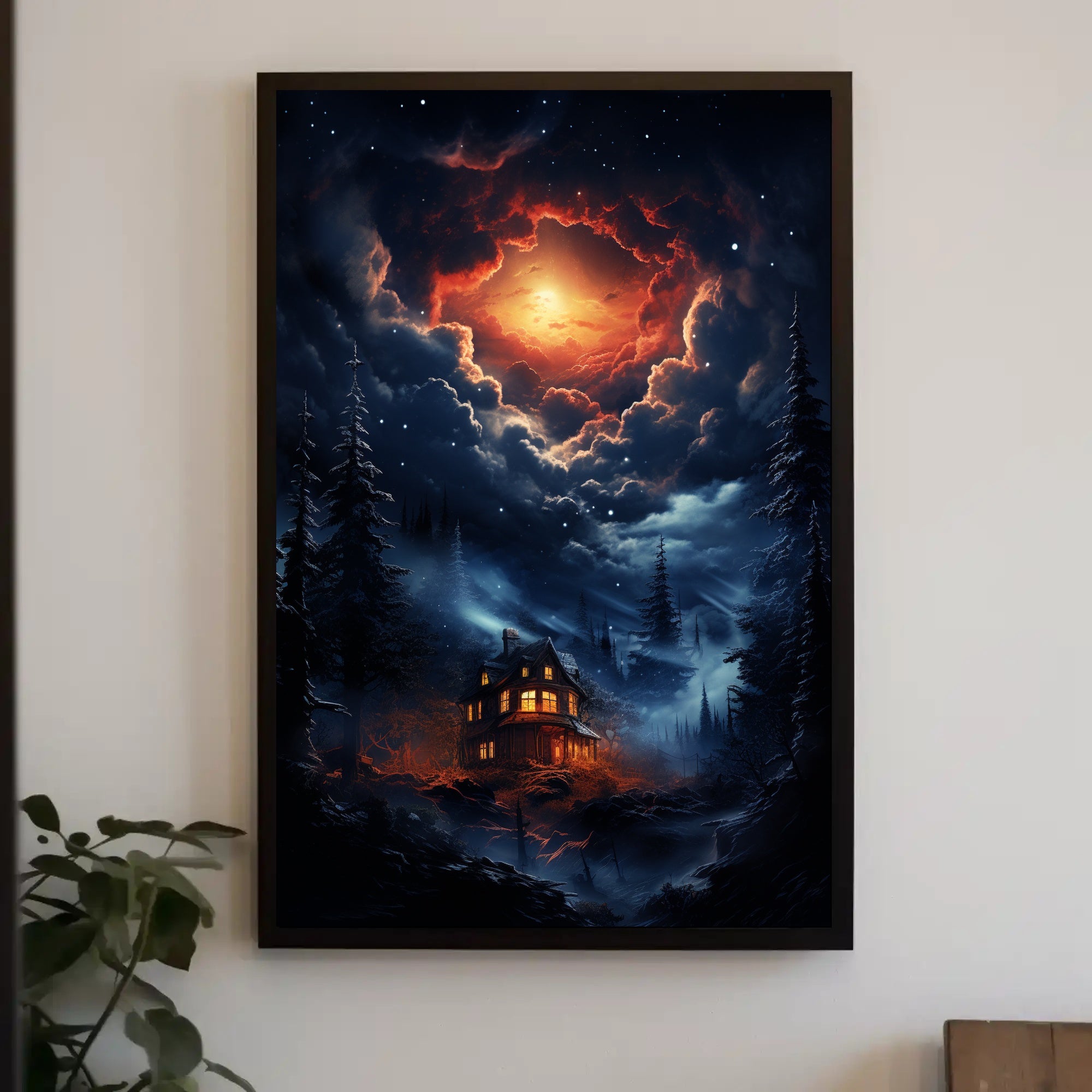 Enchanted Nightscape Poster