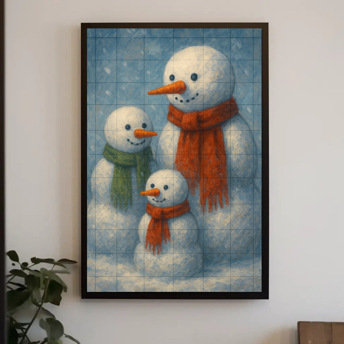 Winter Wonderland Snowmen Poster