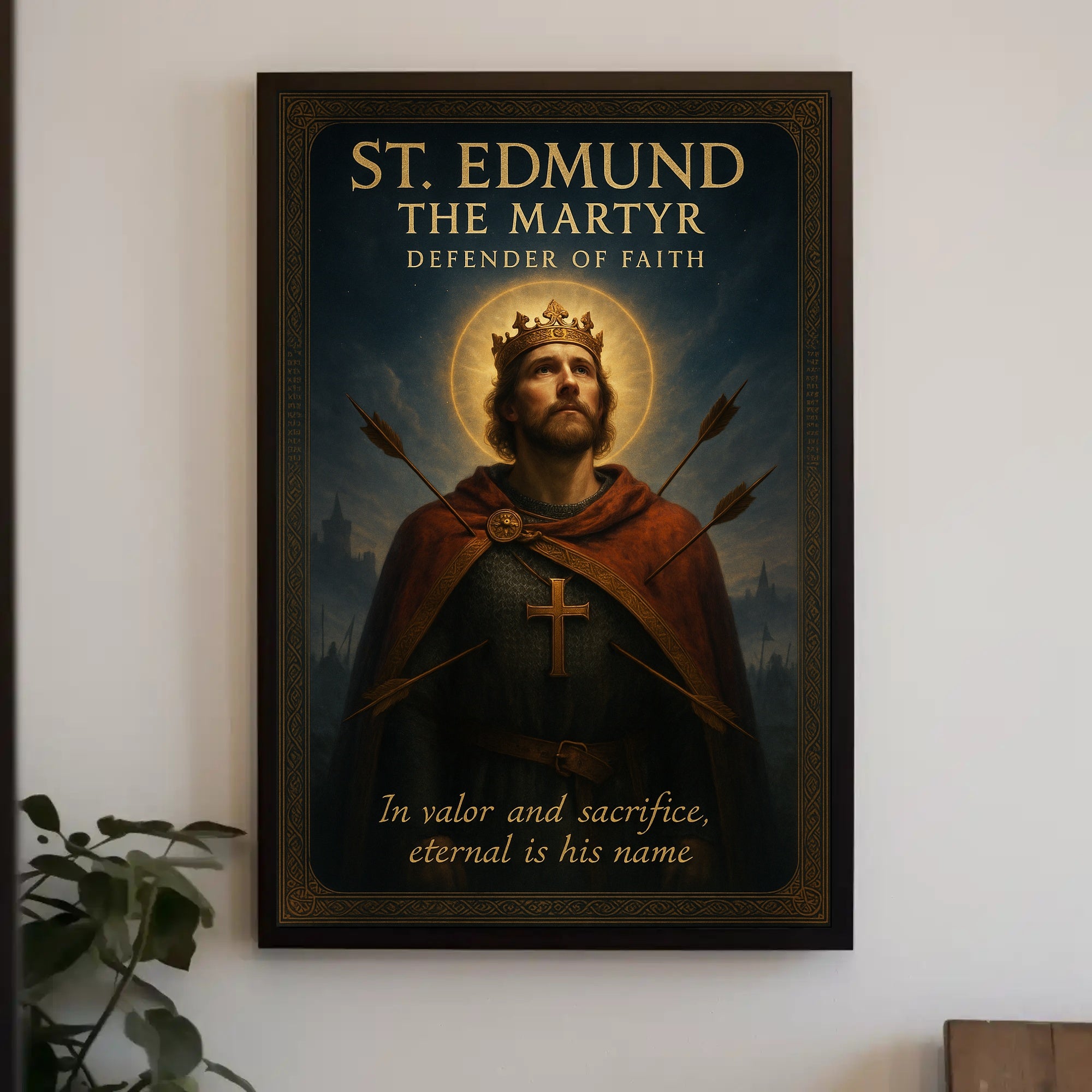 St. Edmund the Martyr Poster PosterGoat