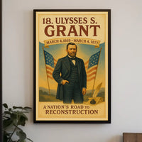 Ulysses S. Grant 18Th President Poster