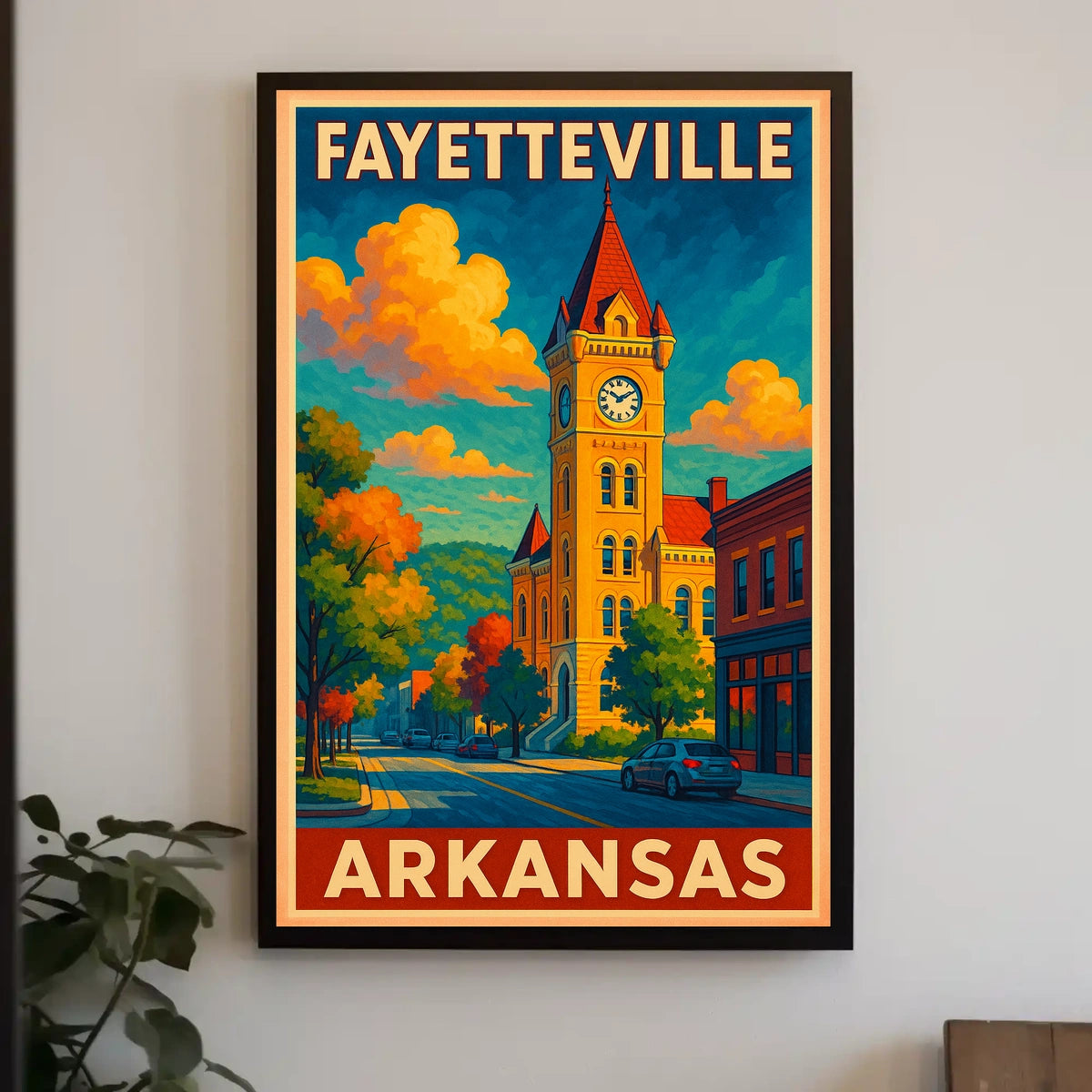 Fayetteville, Arkansas Scenic Poster