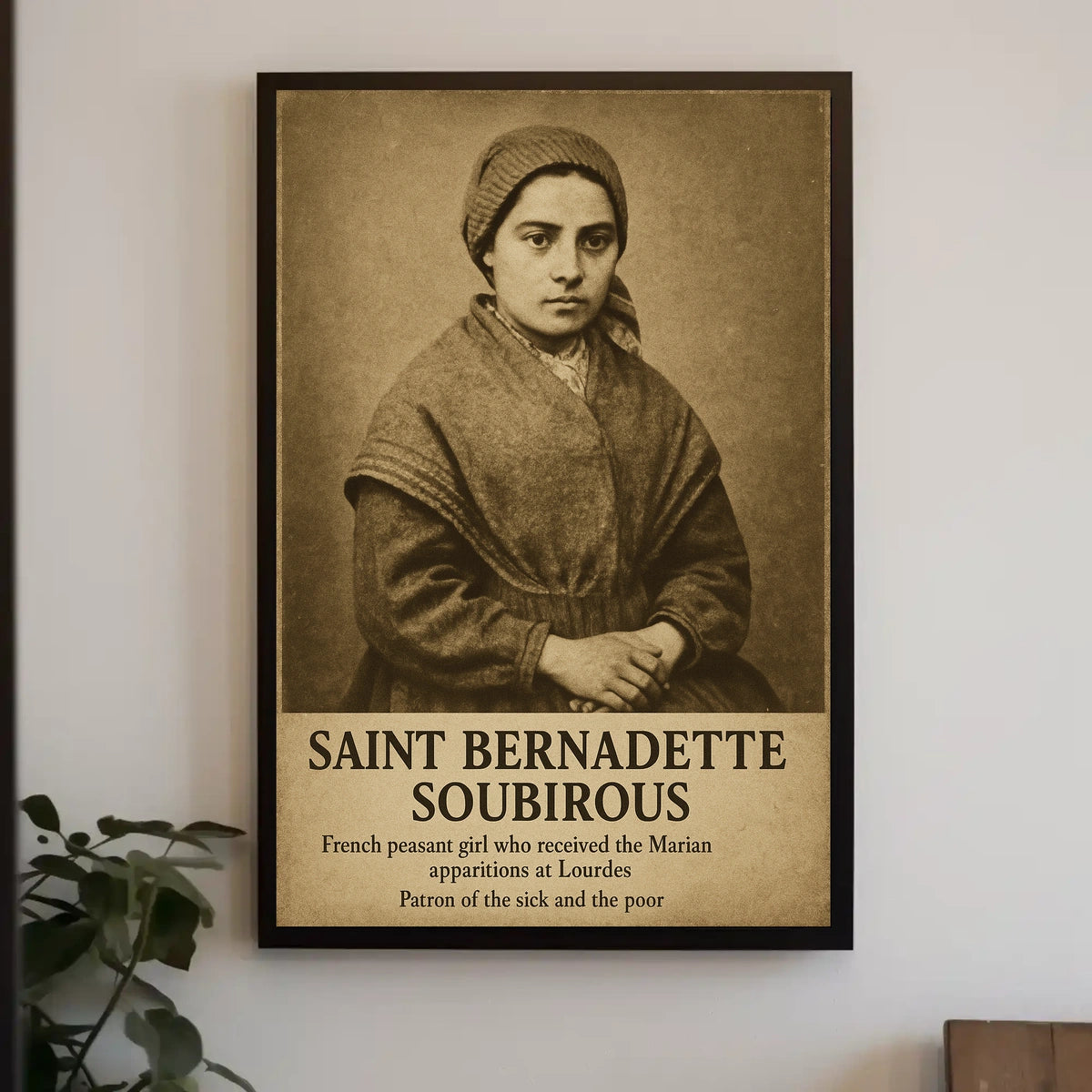 Saint Bernadette Soubirous Poster