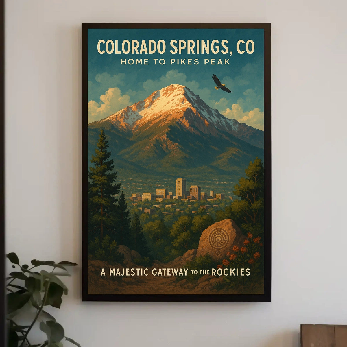 Colorado Springs Gateway to the Rockies Poster