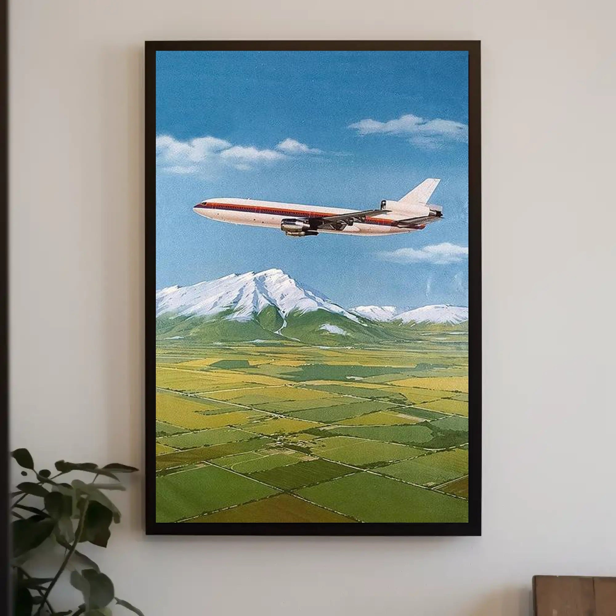 Soaring Over Scenic Landscapes Poster PosterGoat