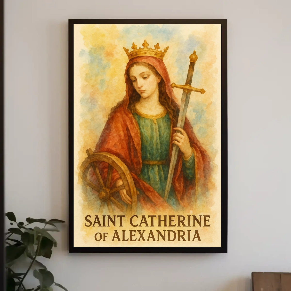 Saint Catherine of Alexandria Poster