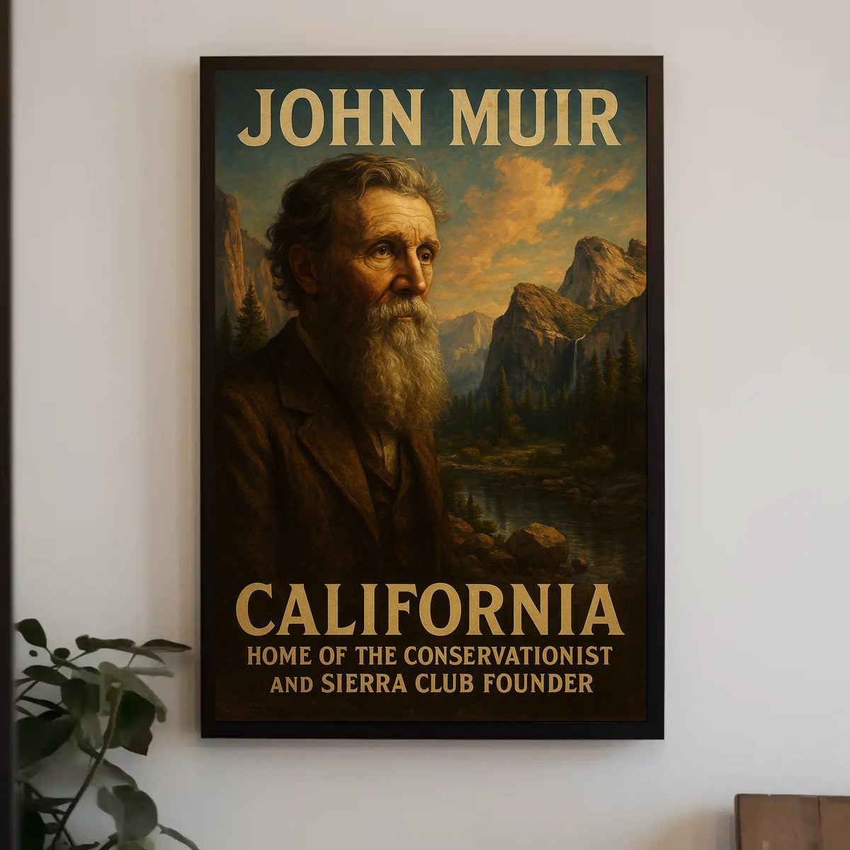 John Muir Conservationist And Sierra Poster