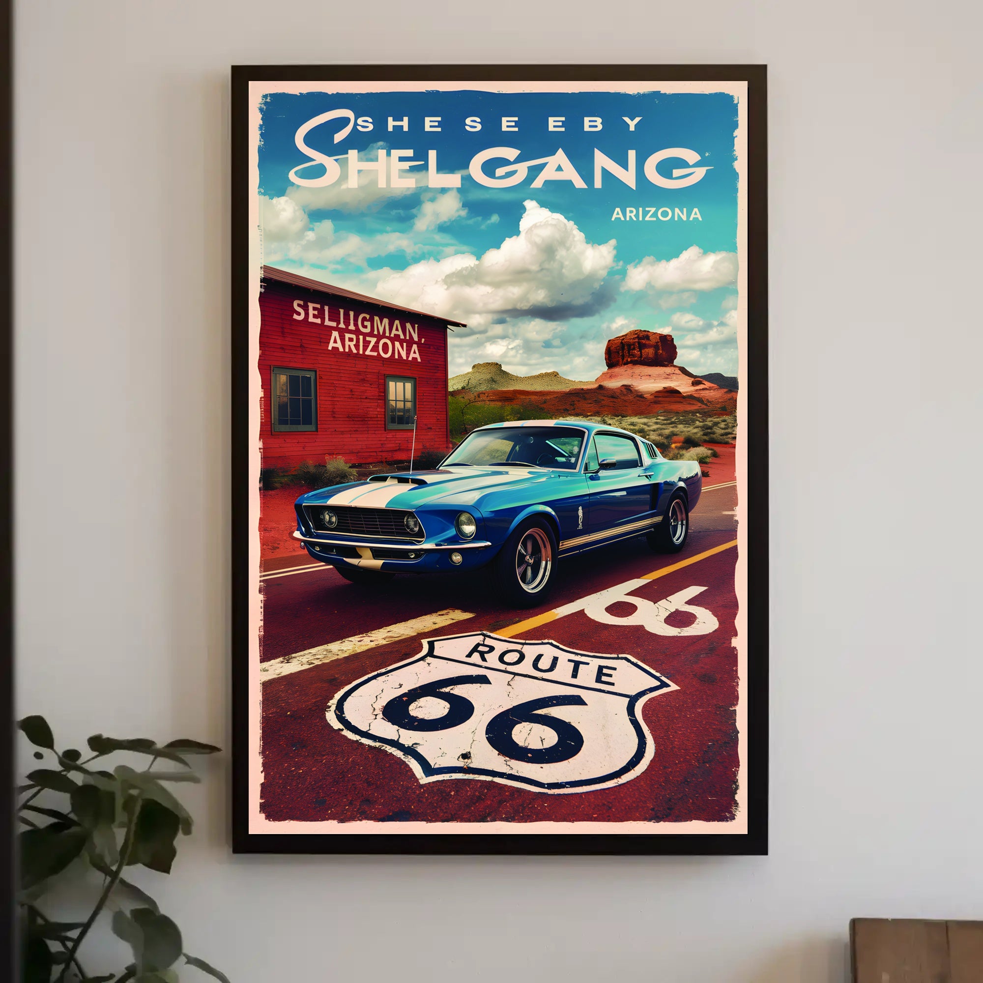 Journey Through Route 66 Poster