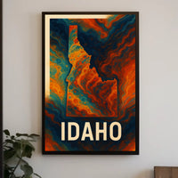 Idaho A Vivid Exploration Poster