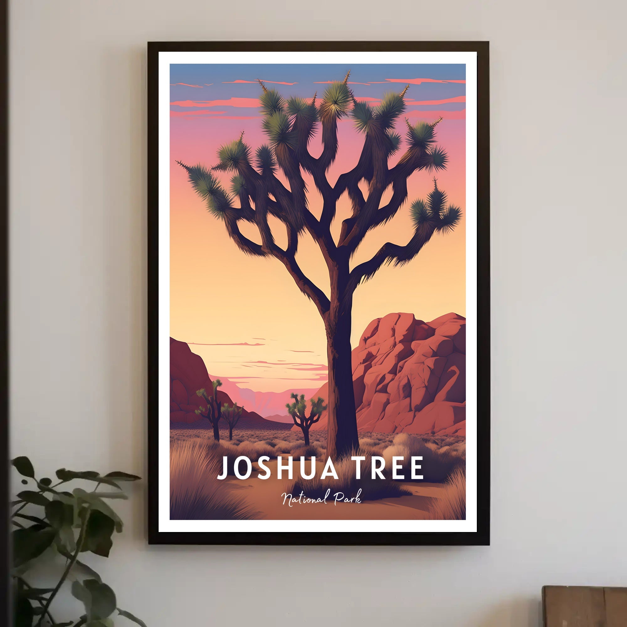 Joshua Tree National Park Scenic Poster Print