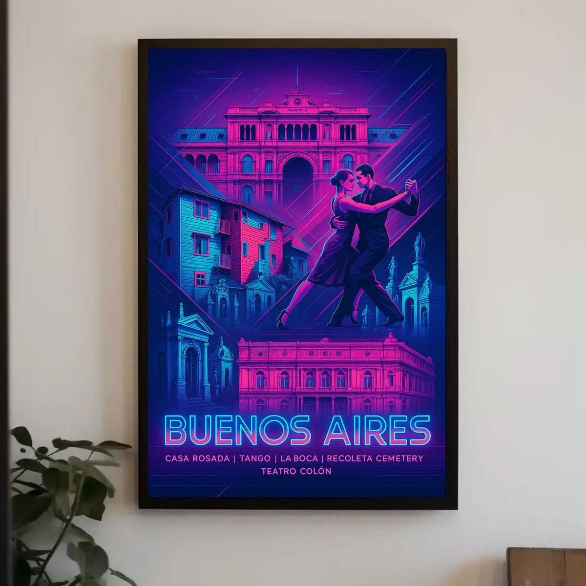Buenos Aires A Vibrant Tapestry Poster