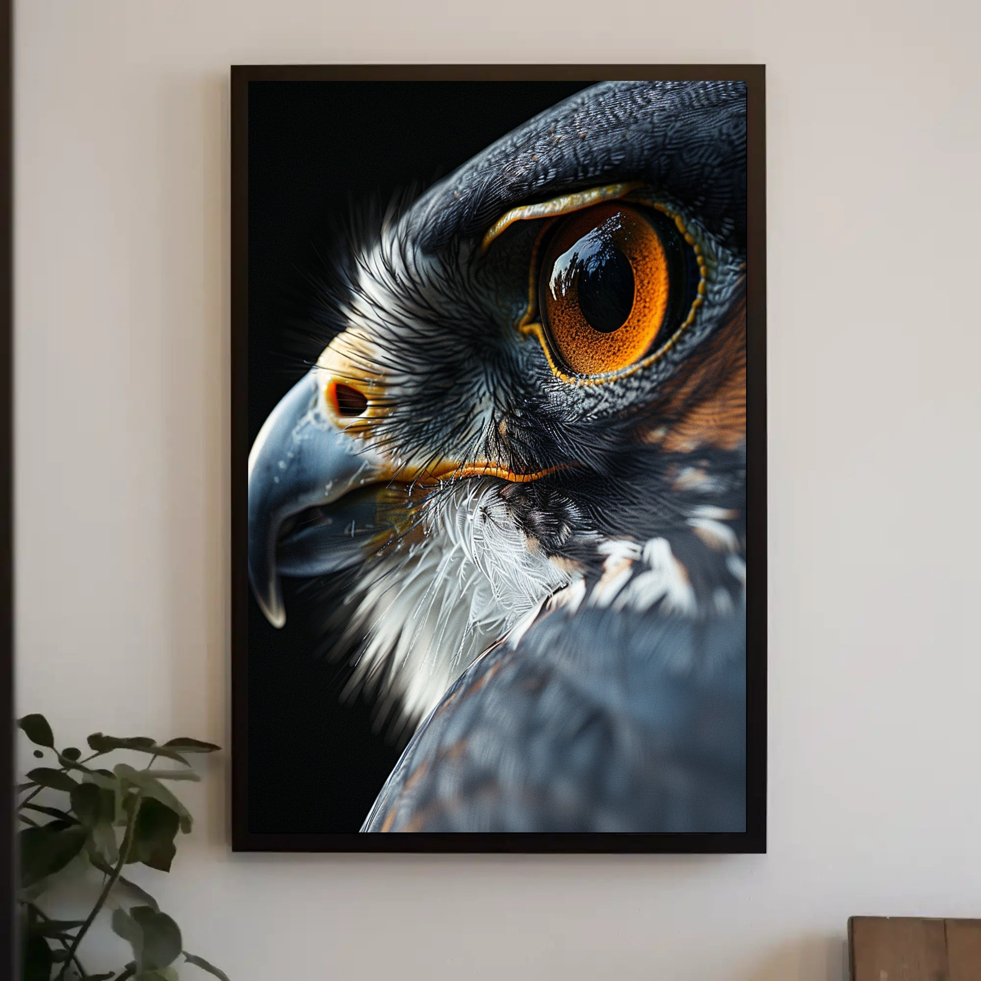 Bird of Prey Photorealistic Artwork Animal Poster PosterGoat