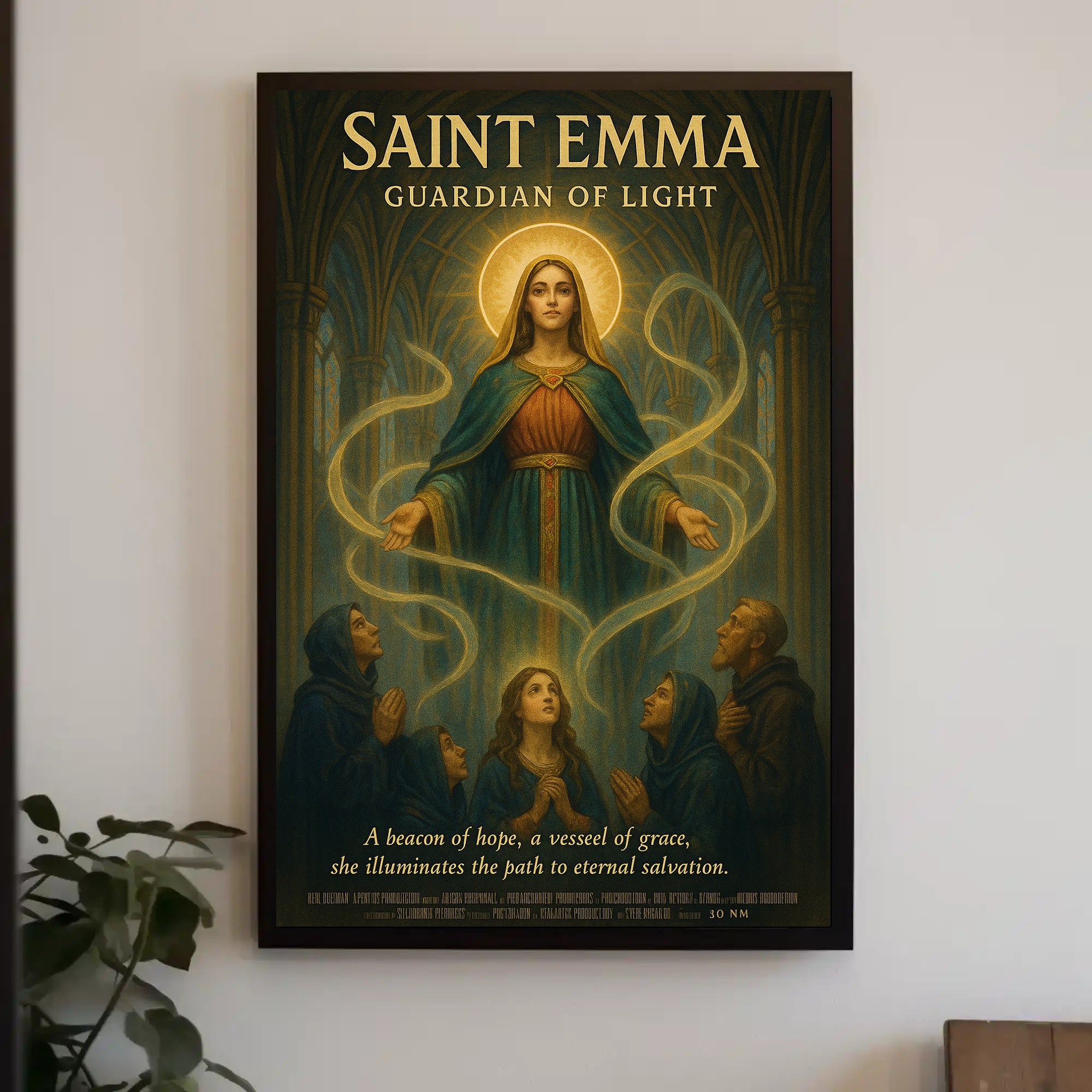 Saint Emma Guardian of Light Inspirational Poster