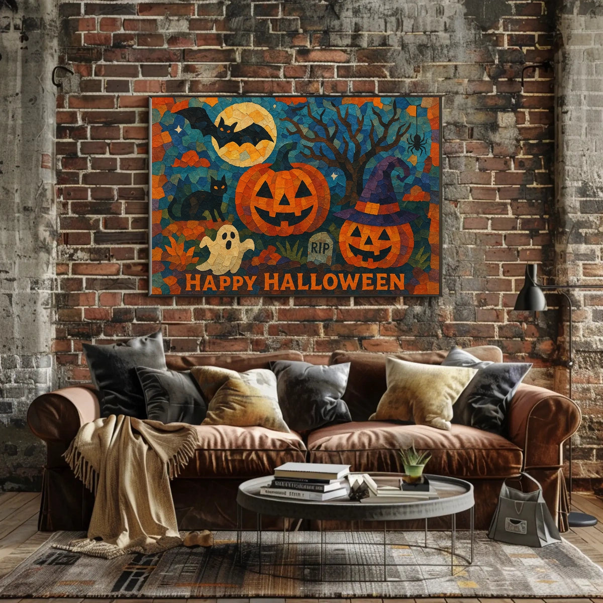 Halloween Urban Nightscape Cinematic Poster