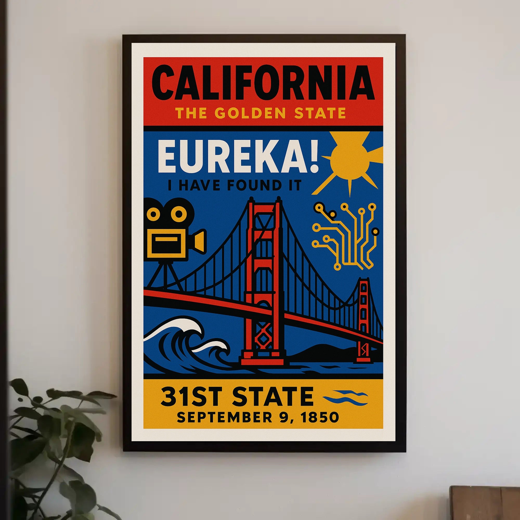 California's Iconic Diversity: Cultural or Heritage Poster