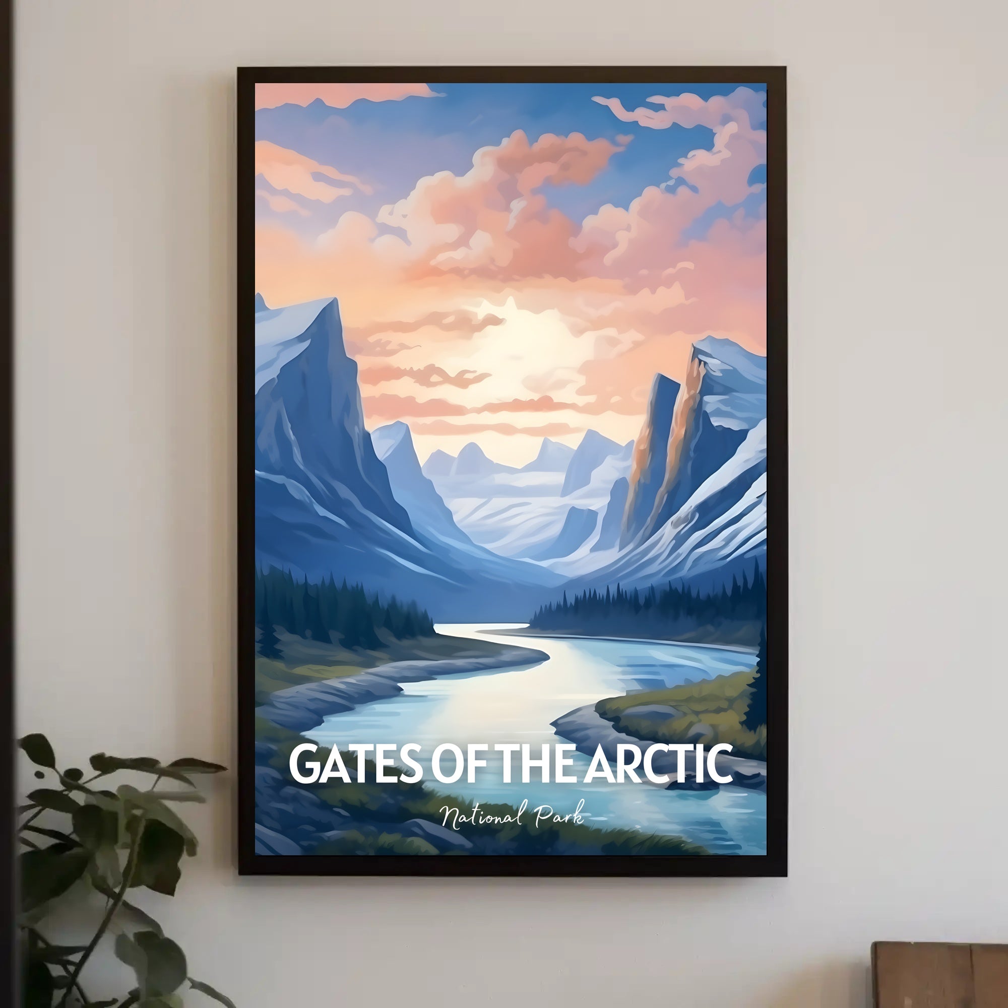 Gates of the Arctic Scenic National Park Poster