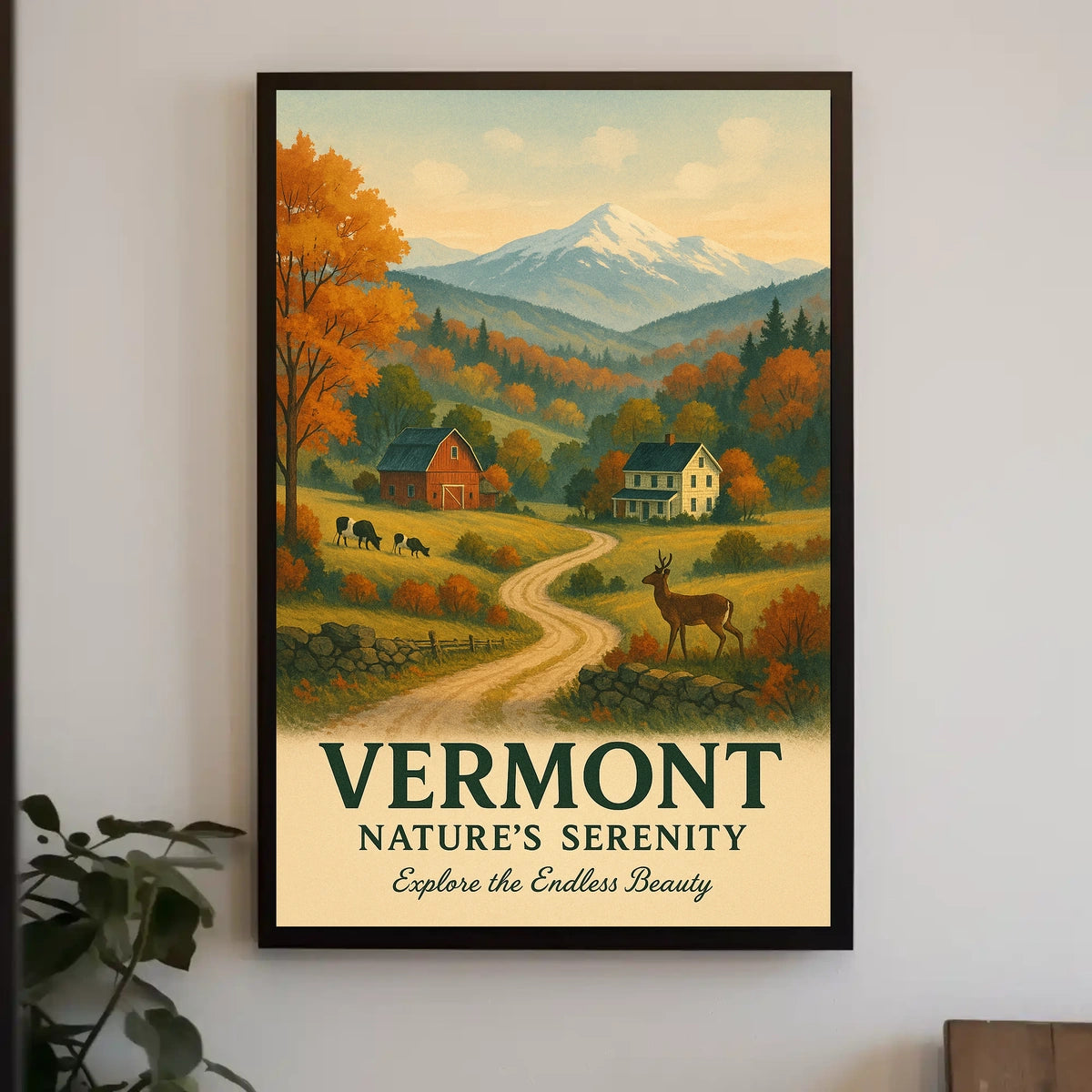 Vermont Natures Serenity Poster
