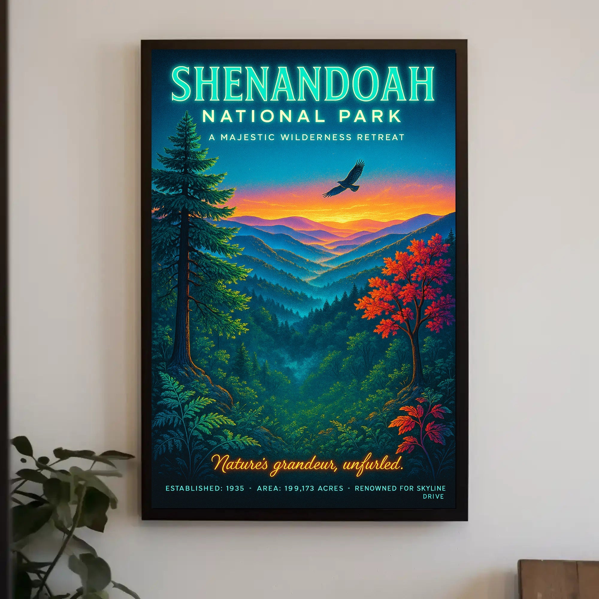 Shenandoah National Park Poster PosterGoat