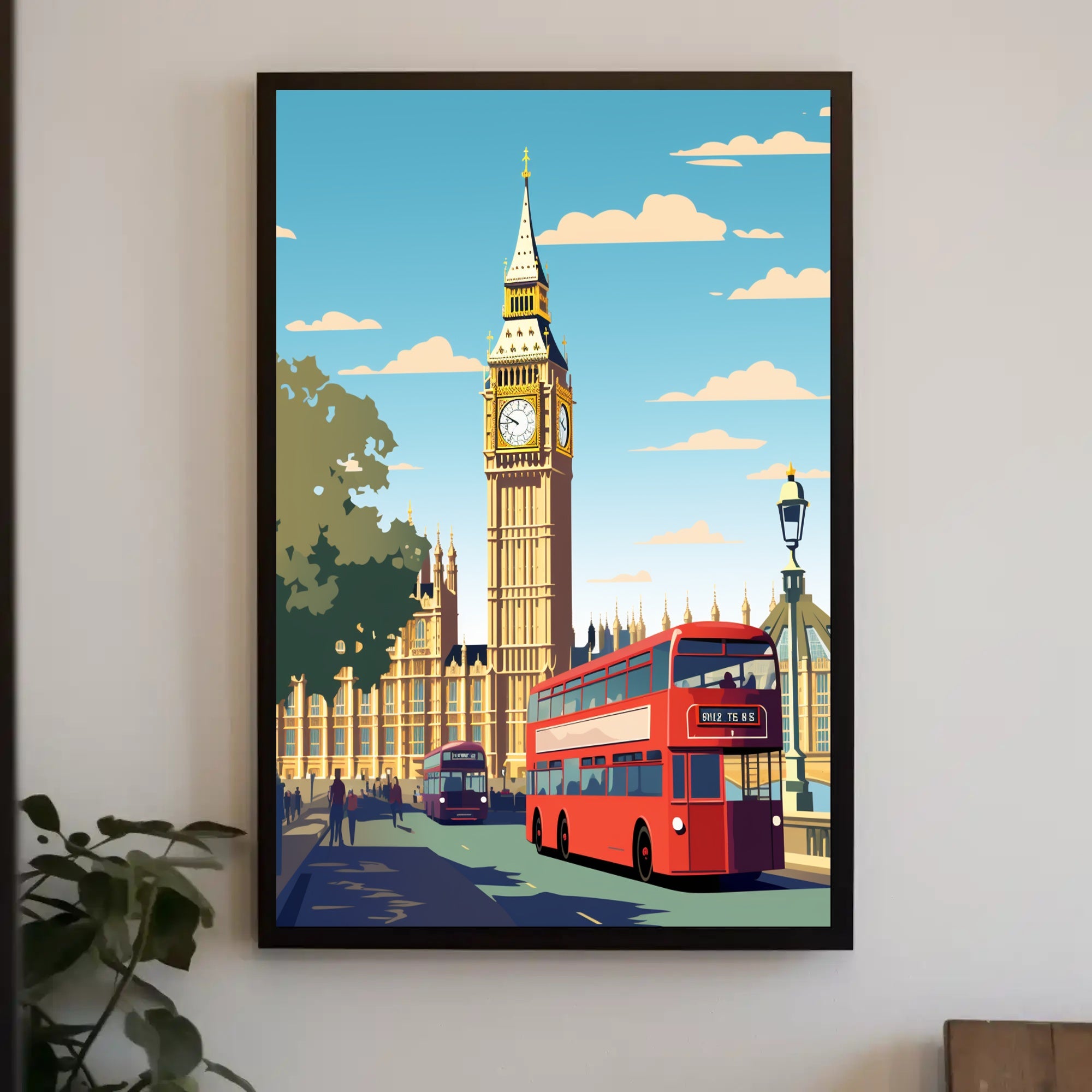 London Landmarks Big Ben And Poster