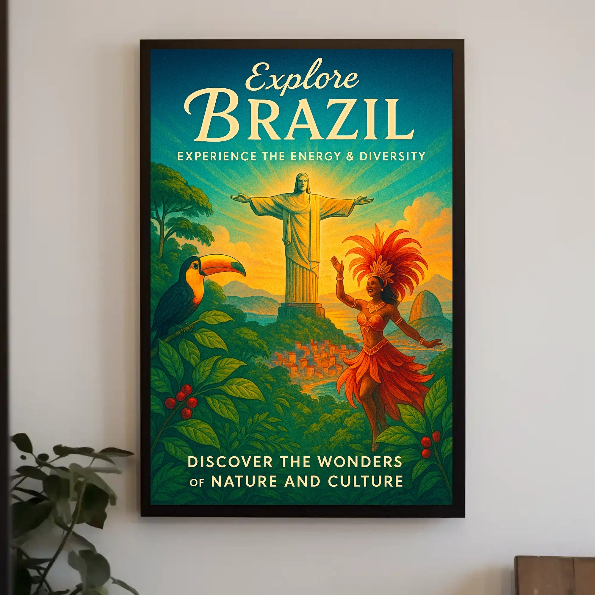 Explore Brazil Poster