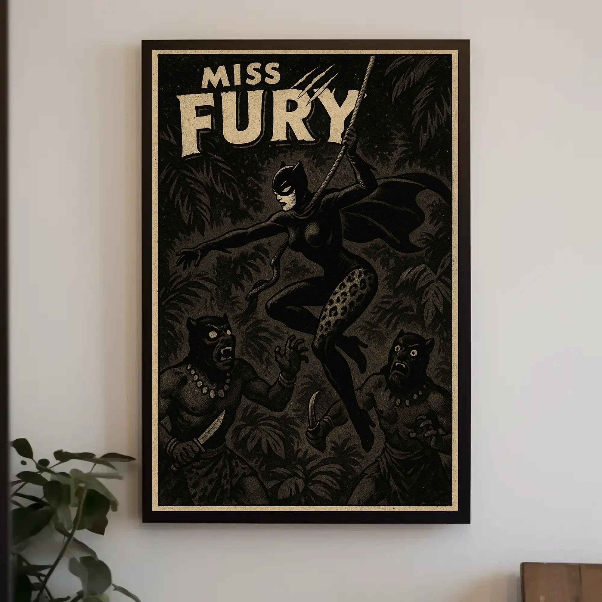 Miss Fury Adventure Poster PosterGoat