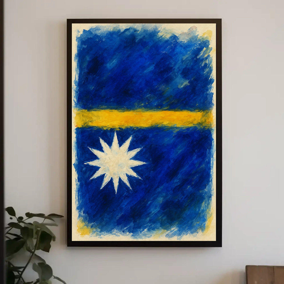 Abstract Flag Art Poster