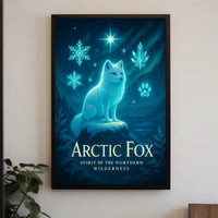 Arctic Fox Spirit of the Northern Wilderness Poster
