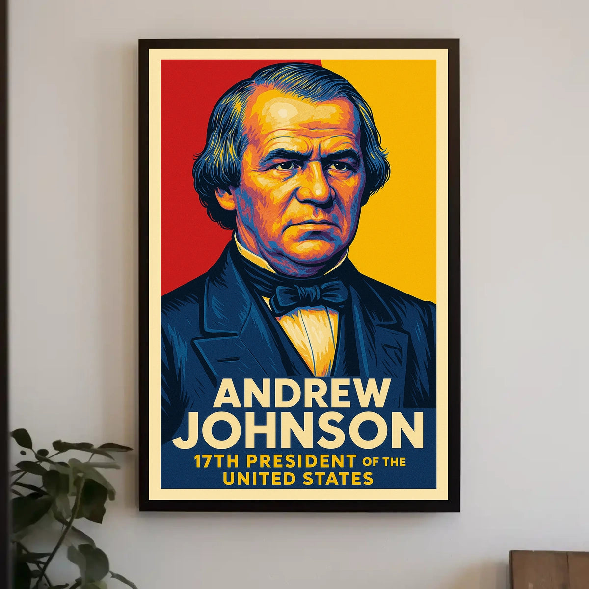 Andrew Johnson 17Th President Poster