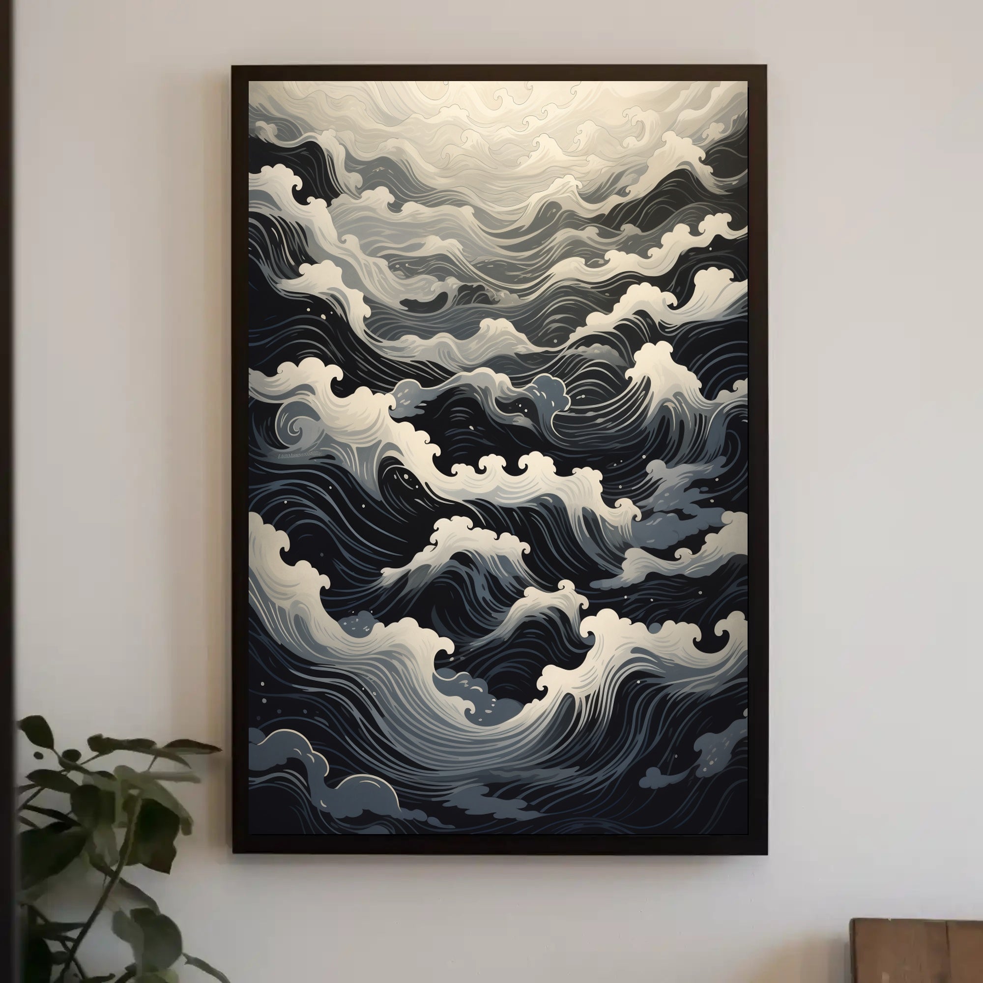 Ocean Waves A Serene Journey Poster PosterGoat