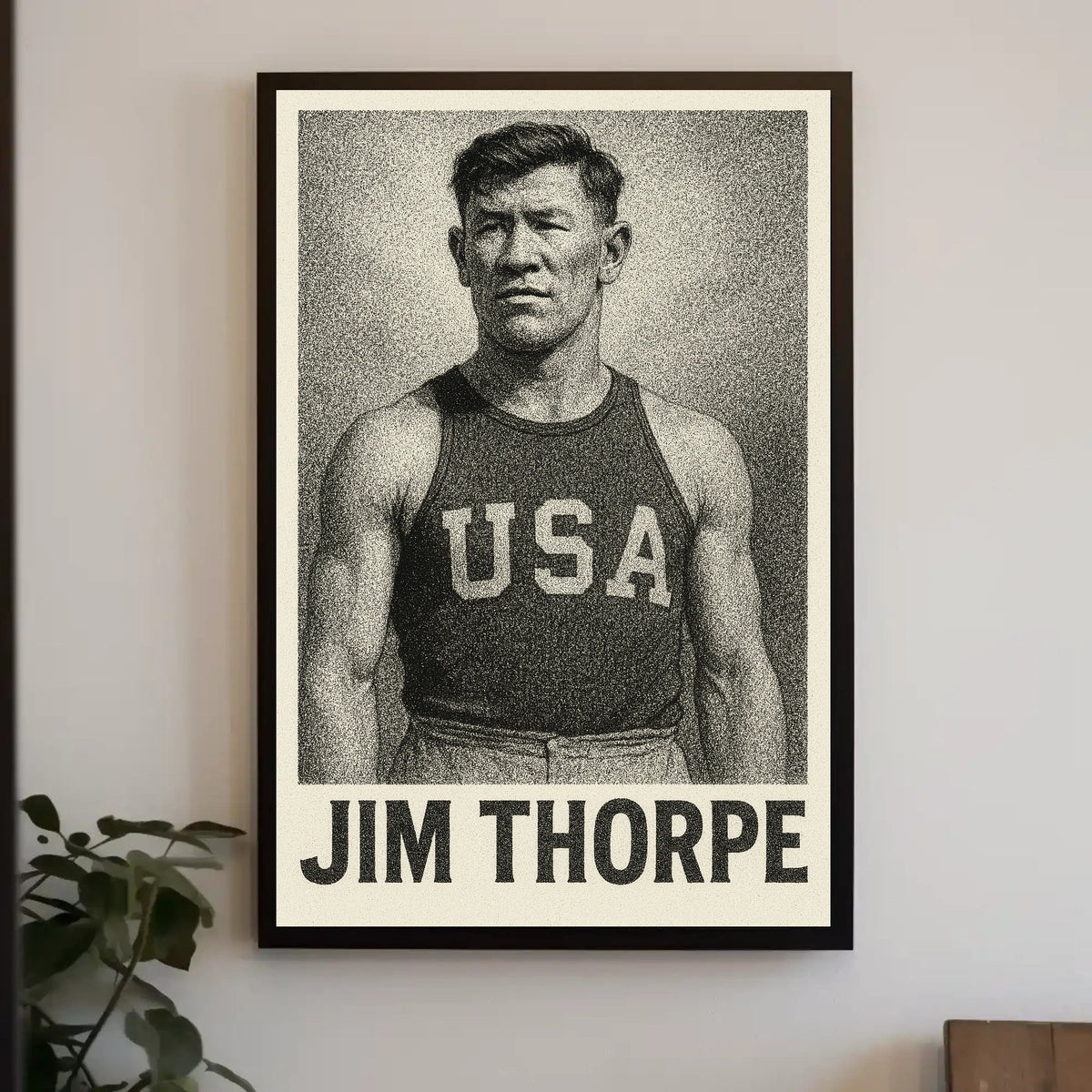 Jim Thorpe Athletic Icon Poster