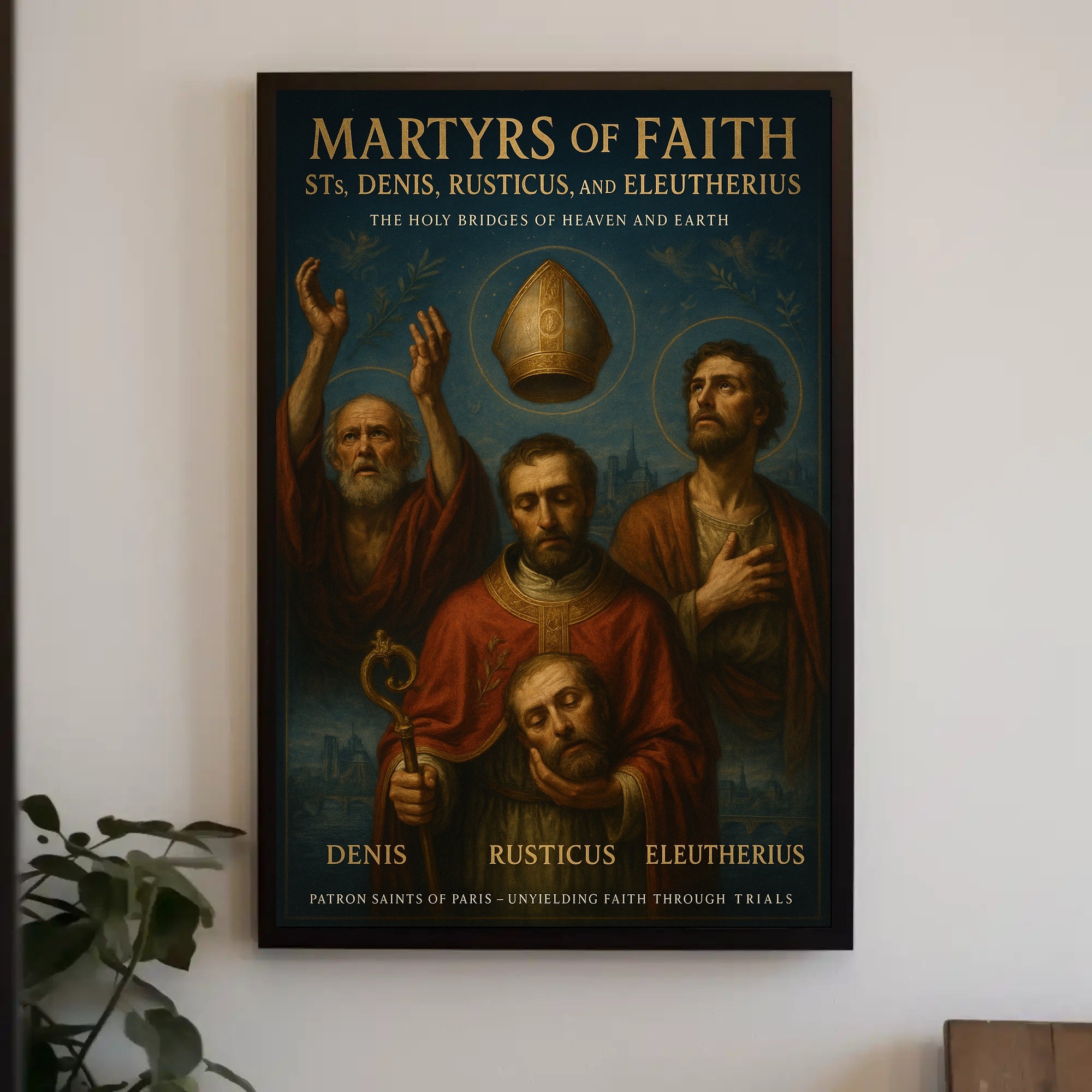 Martyrs of Faith Religious Heritage Poster PosterGoat