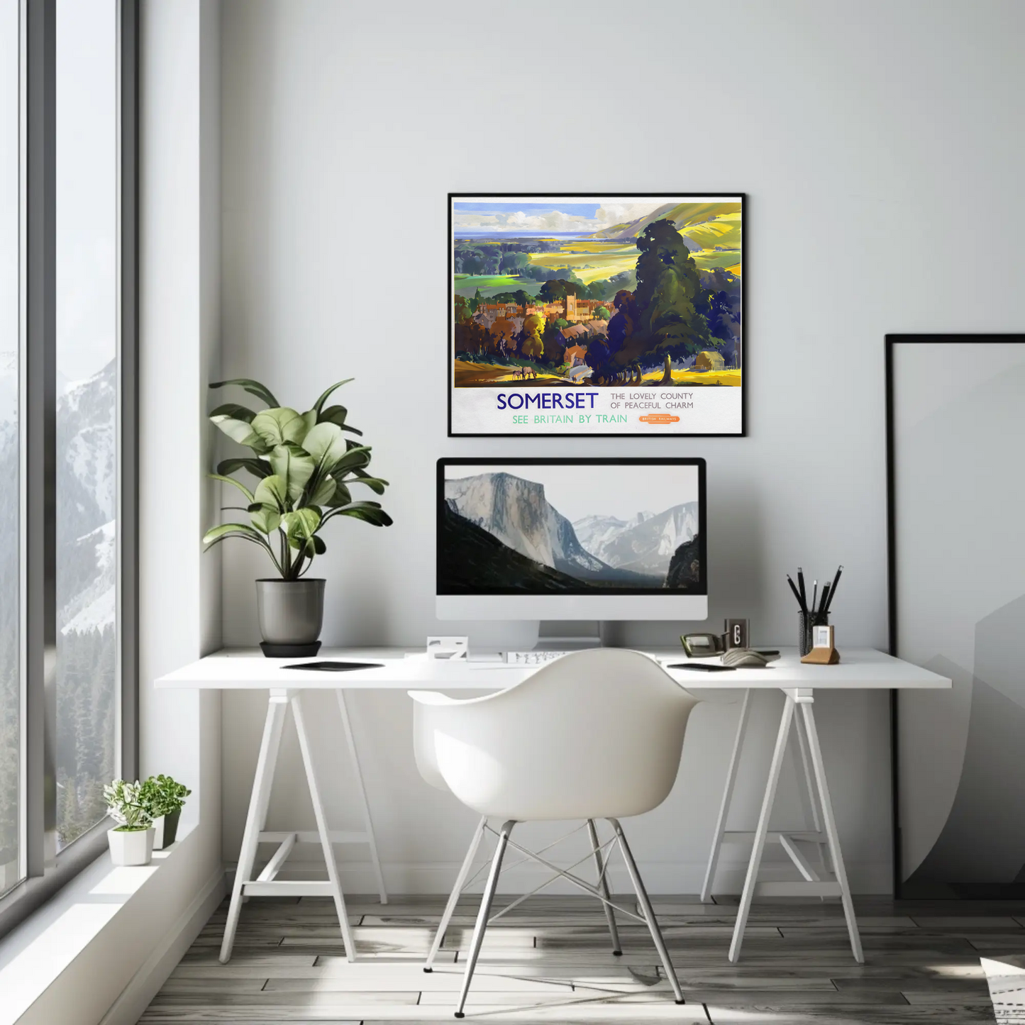 Somerset - The Lovely County of Peaceful Charm Poster