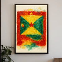 Vibrant Flag Art Poster