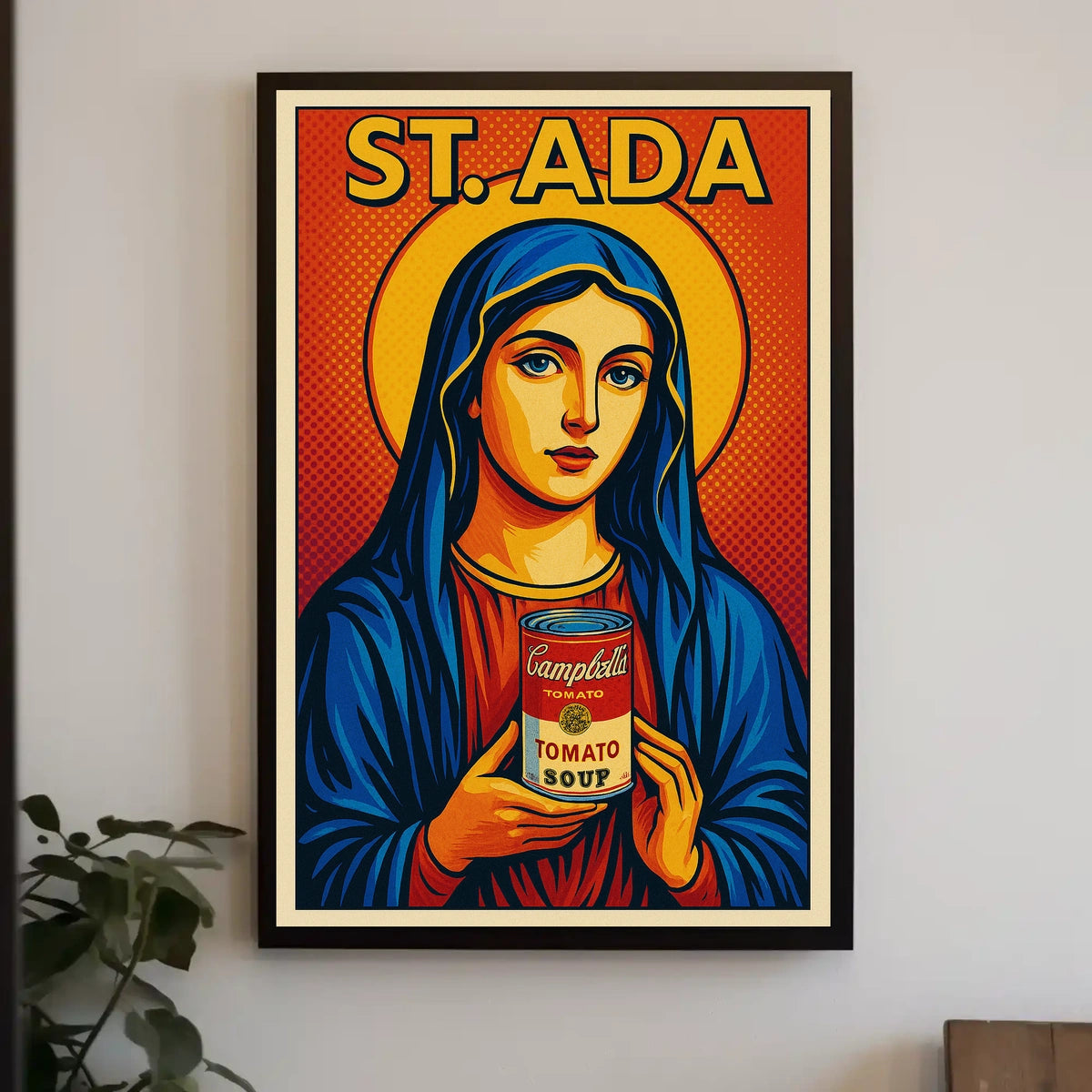 St. Ada Pop Art Icon Poster