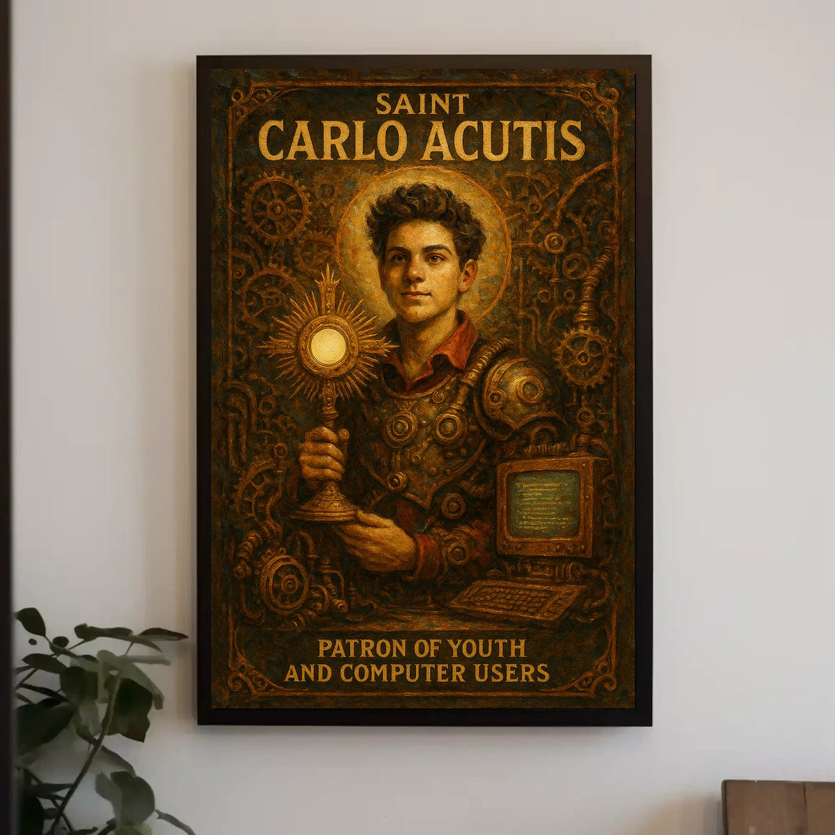 Saint Carlo Acutis Patron Of Youth And Poster