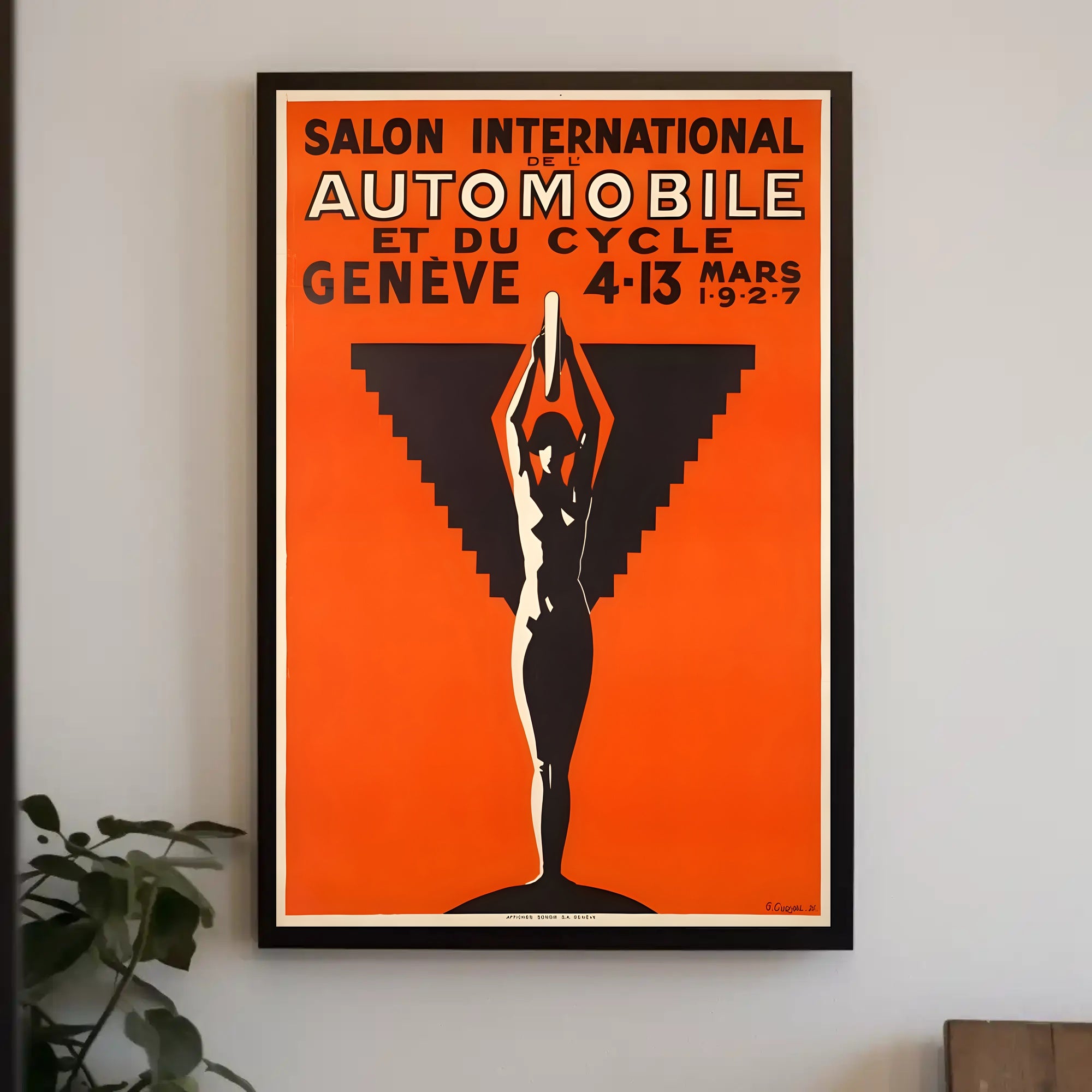 Geneva International Motor and Cycle Show 1927 Poster
