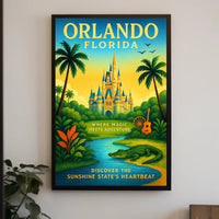 Discover Orlando, Florida Poster PosterGoat