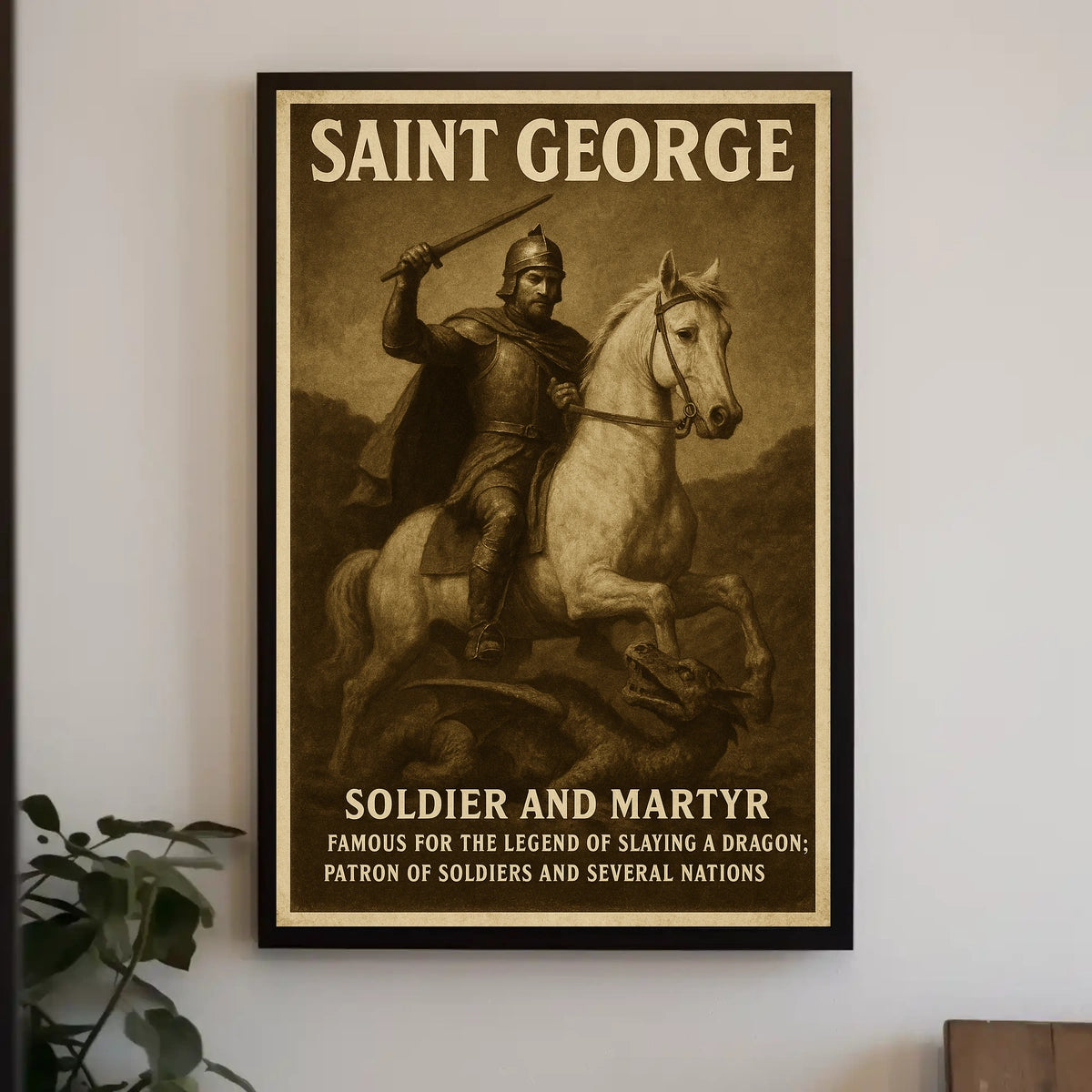 Saint George Soldier And Martyr Poster