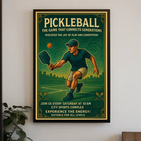 Pickleball The Game That Connects Generations Poster