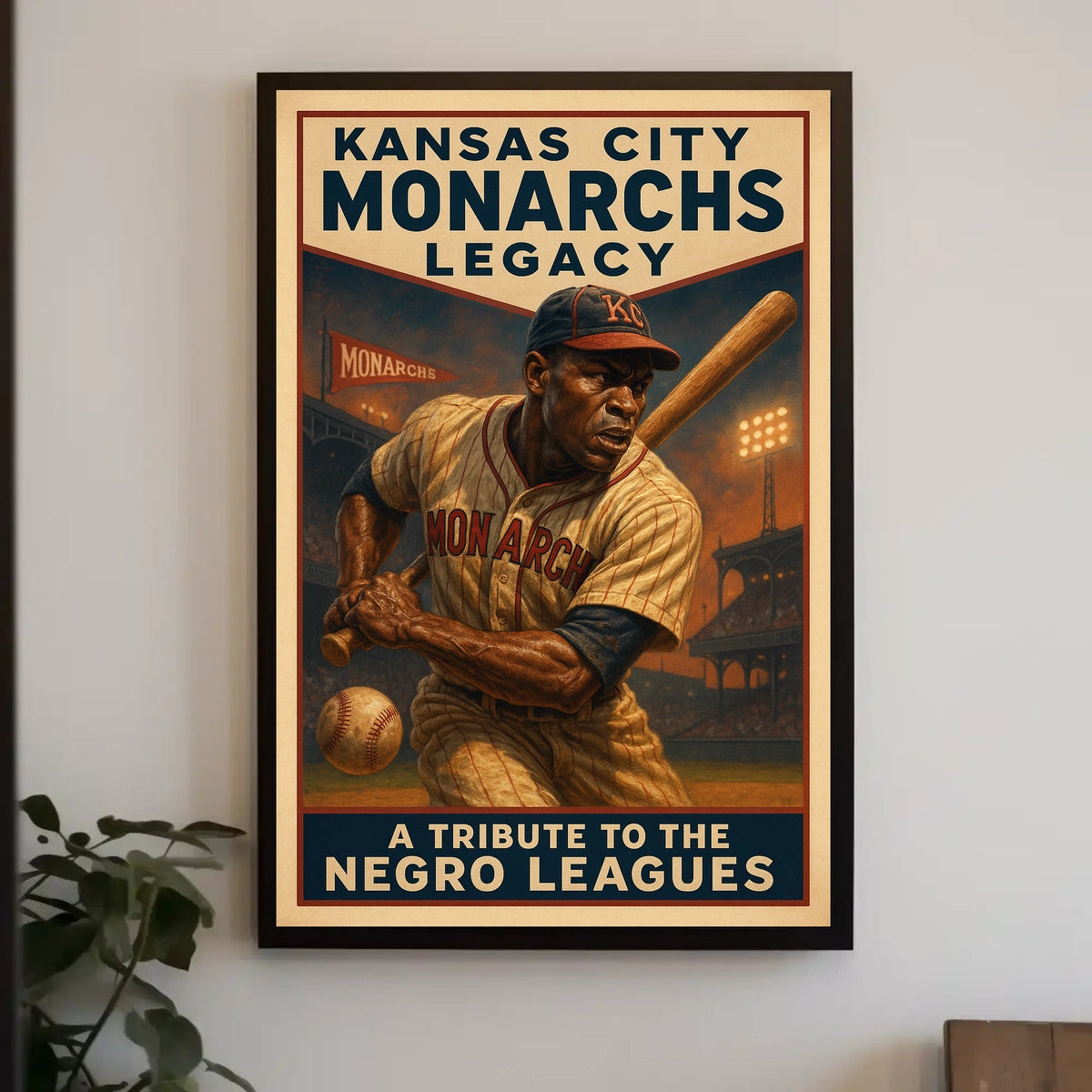 Kansas City Monarchs Legacy Poster