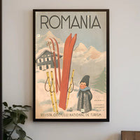 Winter Tourism in Romania Poster PosterGoat
